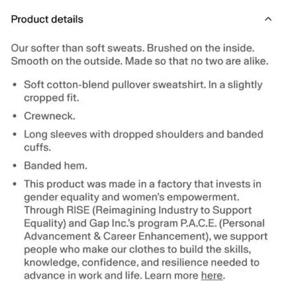 Hot Pink VintageSoft Sweatshirt from GAP. - Picture 13 of 13